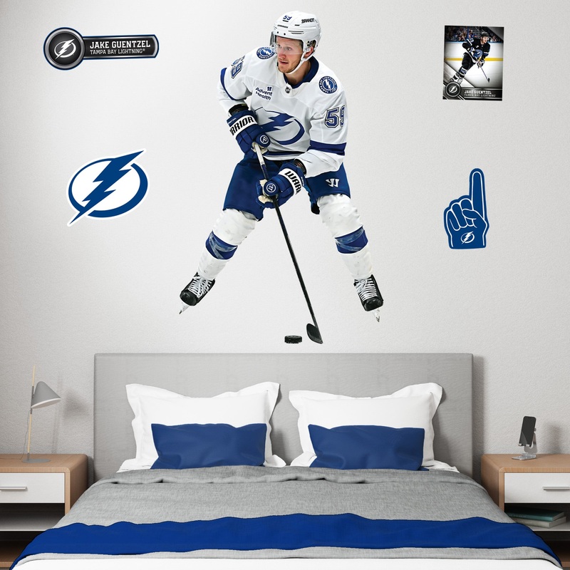 Jake Guentzel – RealBig Collection – Official NHL – Tampa Bay Lightning – Reusable Vinyl Wall Decals