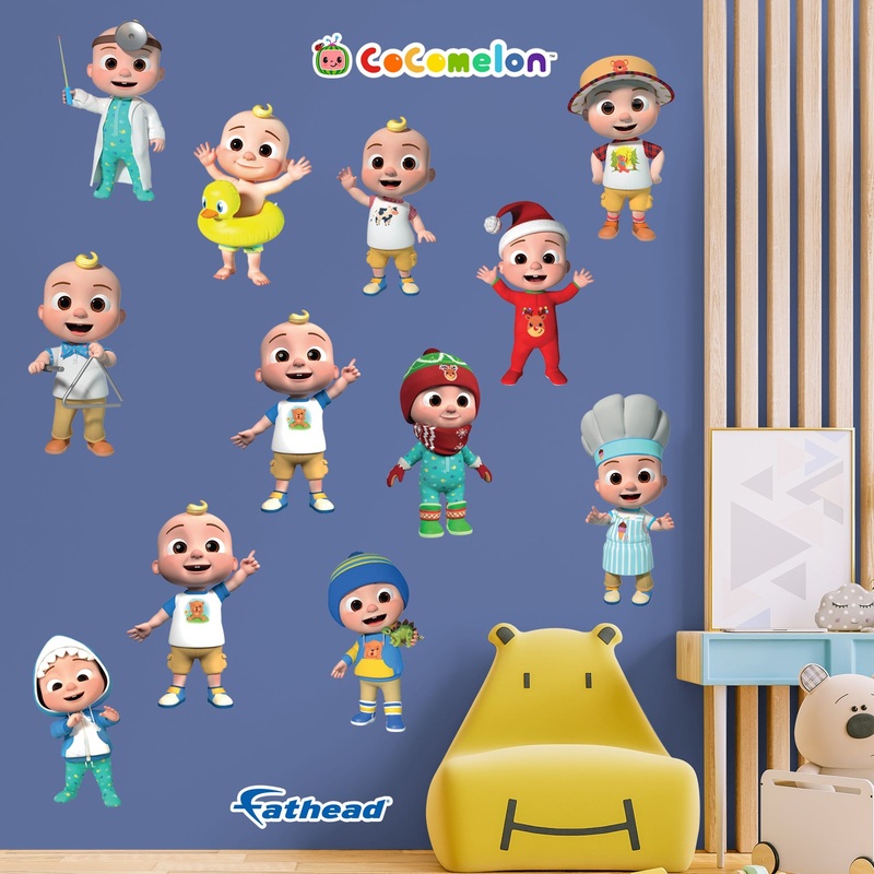 JJ – RealBig Collection – Official CoComelon – Reusable Vinyl Wall Decals #2