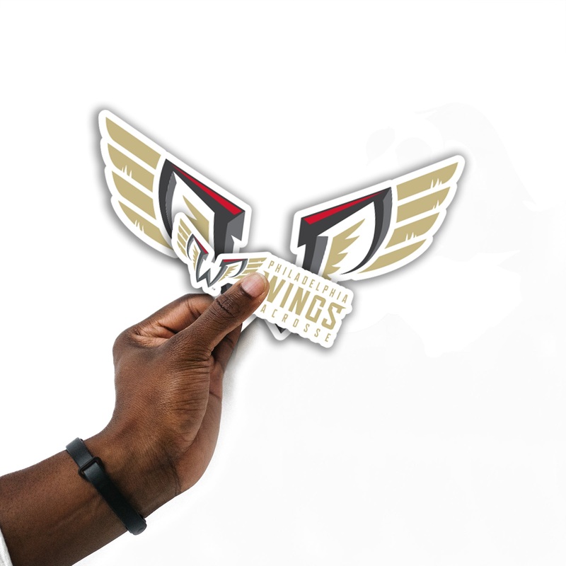 Philadelphia Wings: Logo Minis – Officially Licensed NLL Removable Adhesive Decal
