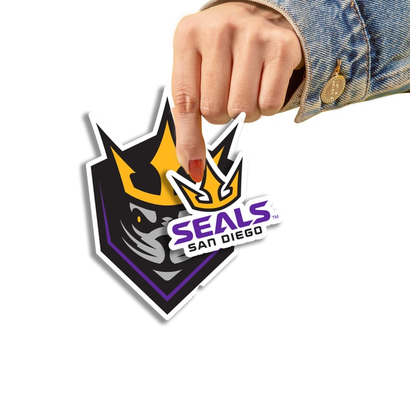 San Diego Seals: Logo Minis – Officially Licensed NLL Removable Adhesive Decal