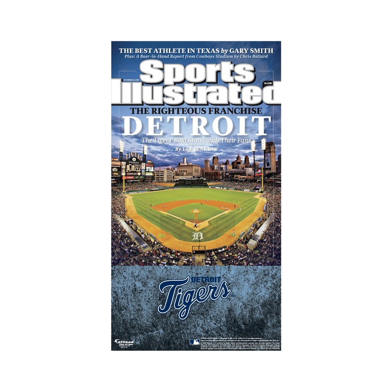 September 2009 Sports Illustrated Cover – Mini Stand Out – Official MLB – Detroit Tigers – Cardstock Cutout