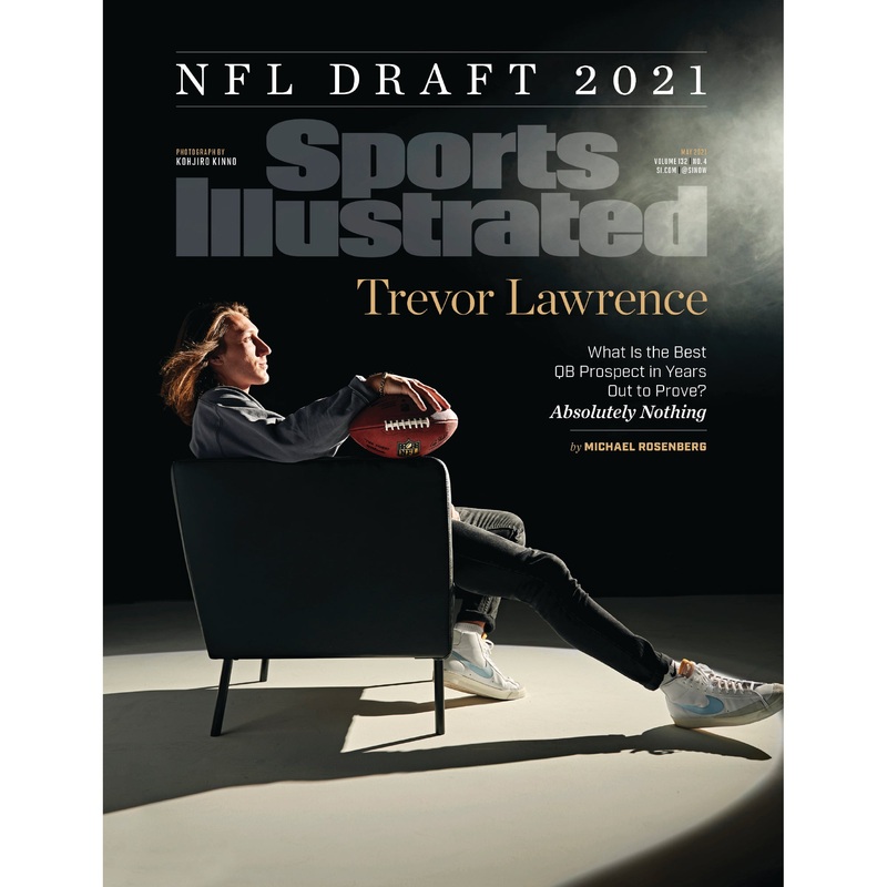 Trevor Lawrence – May 2021 Sports Illustrated Cover – Peel & Stick Poster – Official NFLPA – Jacksonville Jaguars – Reusable Vinyl Wall Decal