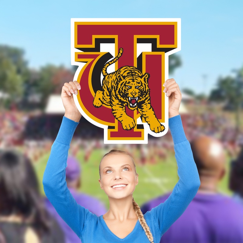 Tuskegee Golden Tigers Logo – Big Head – Official NCAA – Foam Core Cutout