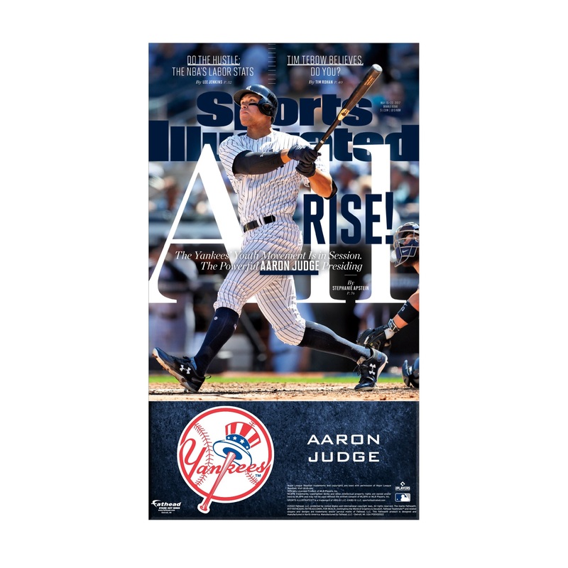 Aaron Judge – May 2017 Sports Illustrated Cover – Mini Stand Out – Official MLB – New York Yankees – Cardstock Cutout