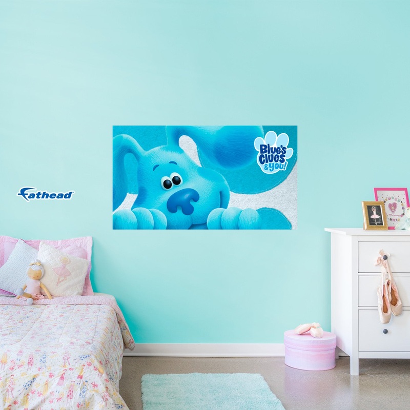 Blue’s Clues – Curious – Peel & Stick Poster – Official Nickelodeon – Reusable Vinyl Wall Decal
