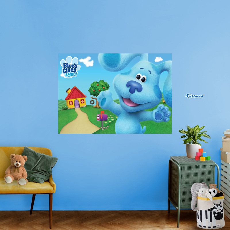 Blue’s Clues – Peel & Stick Poster – Official Nickelodeon – Reusable Vinyl Wall Decal #1