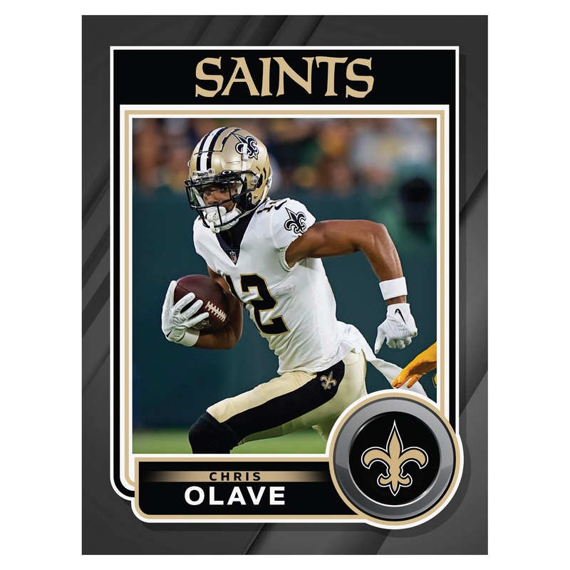 Chris Olave – Peel & Stick Poster – Official NFL – New Orleans Saints – Reusable Vinyl Wall Decal