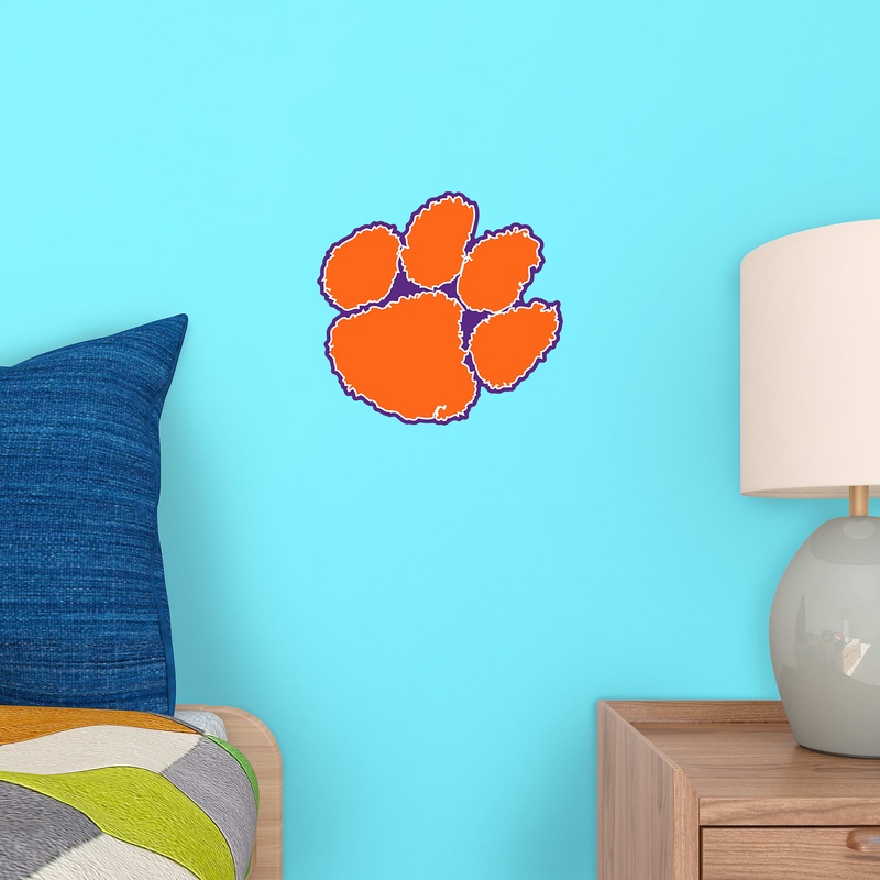 Clemson Tigers – RealBig Logo Collection – Official NCAA – Reusable Vinyl Wall Decals