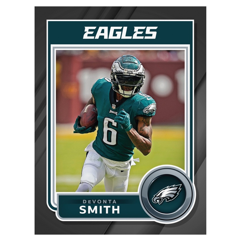 DeVonta Smith – Peel & Stick Poster – Official NFL – Philadelphia Eagles – Reusable Vinyl Wall Decal