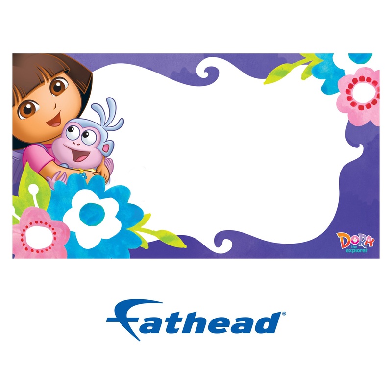 Dora the Explorer – Dora and Boots – Dry Erase – Official Nickelodeon – Reusable Vinyl Wall Decal