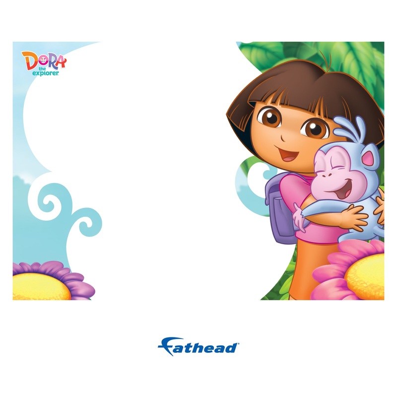 Dora the Explorer – Together – Dry Erase – Official Nickelodeon – Reusable Vinyl Wall Decal