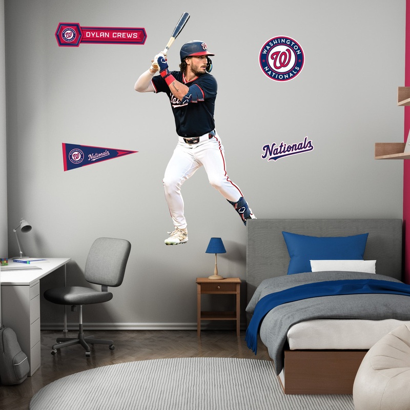 Dylan Crews – RealBig Collection – Official MLB – Washington Nationals – Reusable Vinyl Wall Decals