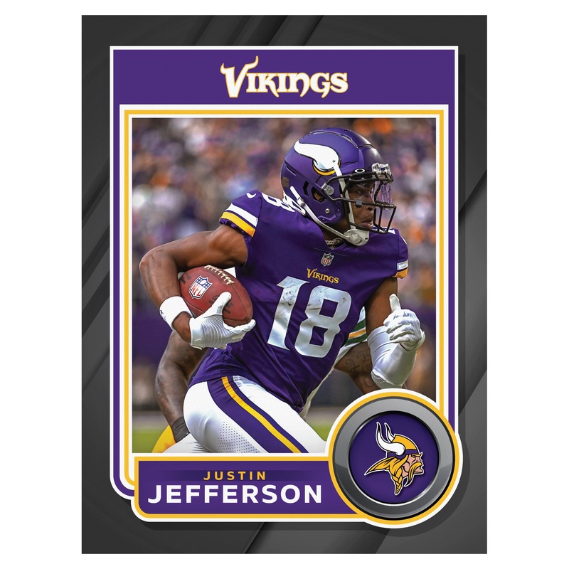 Justin Jefferson – Peel & Stick Poster – Official NFL – Minnesota Vikings – Reusable Vinyl Wall Decal #2