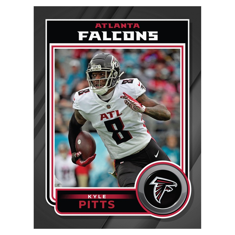 Kyle Pitts – Peel & Stick Poster – Official NFL – Atlanta Falcons – Reusable Vinyl Wall Decal