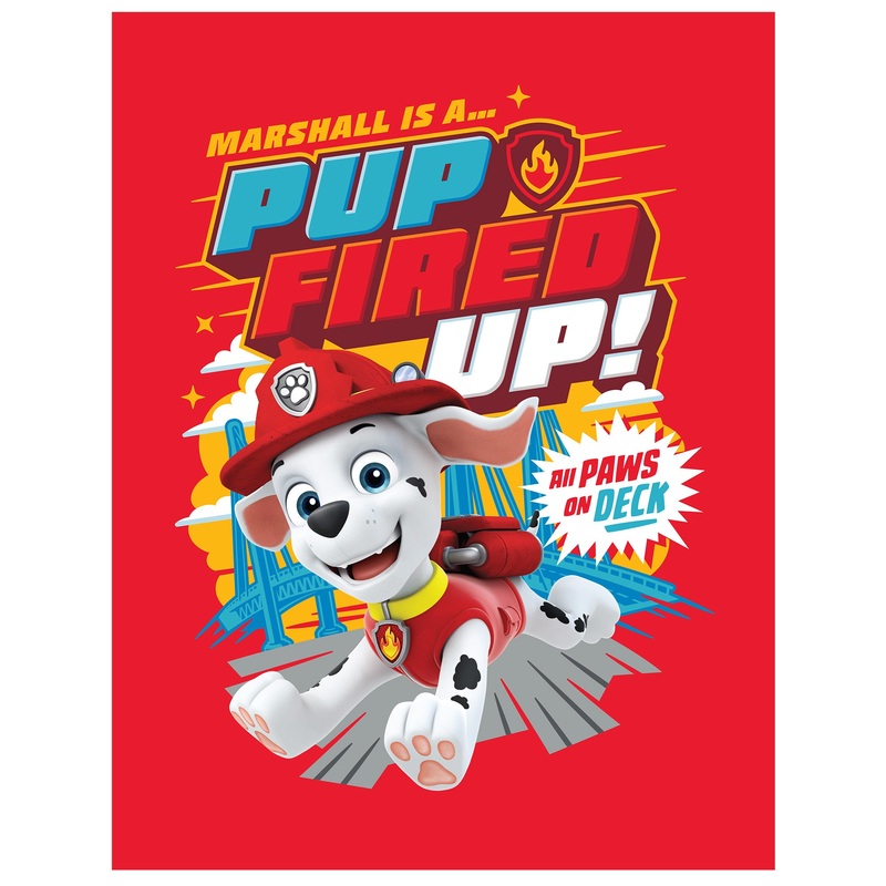 Marshall – Peel & Stick Poster – Official Nickelodeon – Paw Patrol – Reusable Vinyl Wall Decal