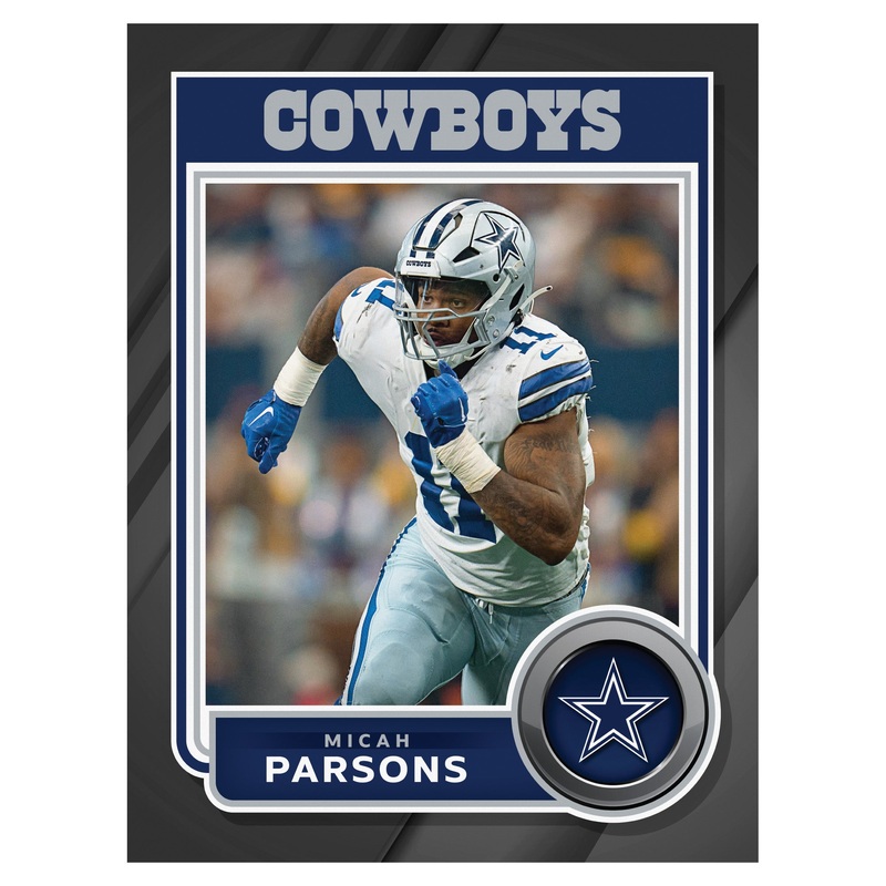 Micah Parsons – Peel & Stick Poster – Official NFL – Dallas Cowboys – Reusable Vinyl Wall Decal
