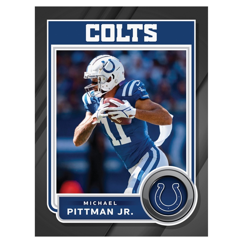 Michael Pittman Jr. – Peel & Stick Poster – Official NFL – Indianapolis Colts – Reusable Vinyl Wall Decal