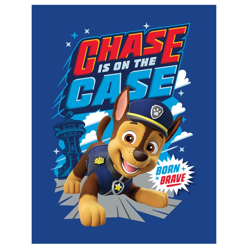 Paw Patrol Chase On the Case – Peel & Stick Poster – Official Nickelodeon – Paw Patrol – Reusable Vinyl Wall Decal