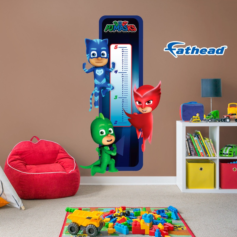 PJ Masks – Growth Chart – Official Hasbro – PJ Masks – Reusable Vinyl Wall Decal #2