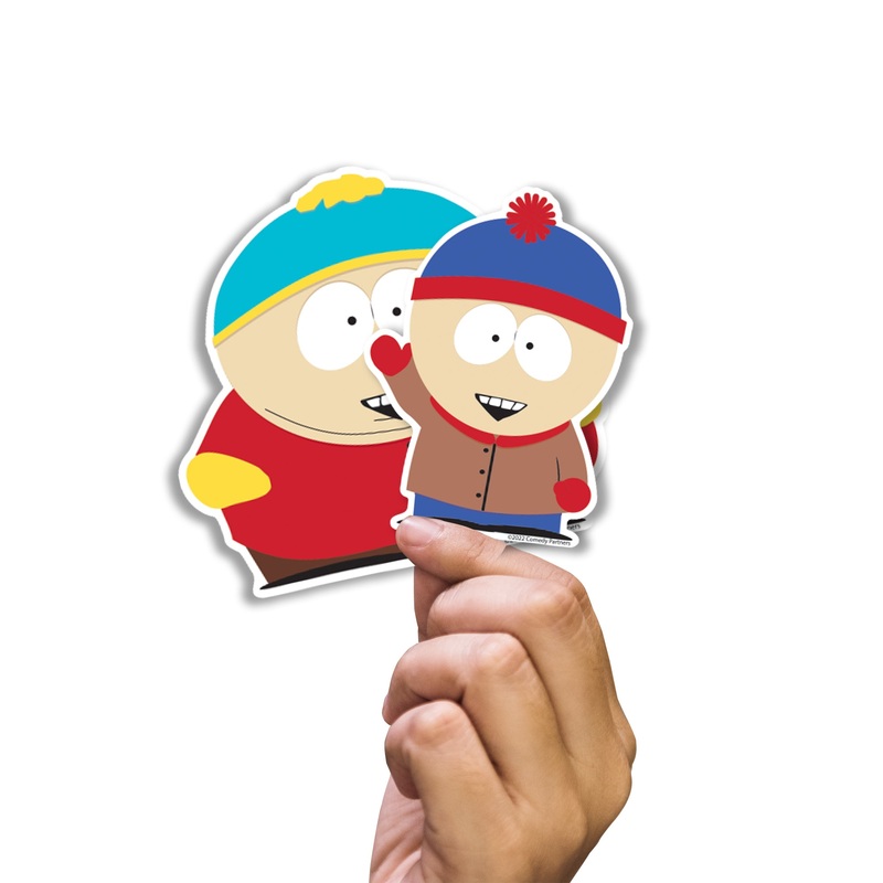 South Park – 5 Boys Minis (Mixed Sizes) – Official Paramount – Reusable Vinyl Decals