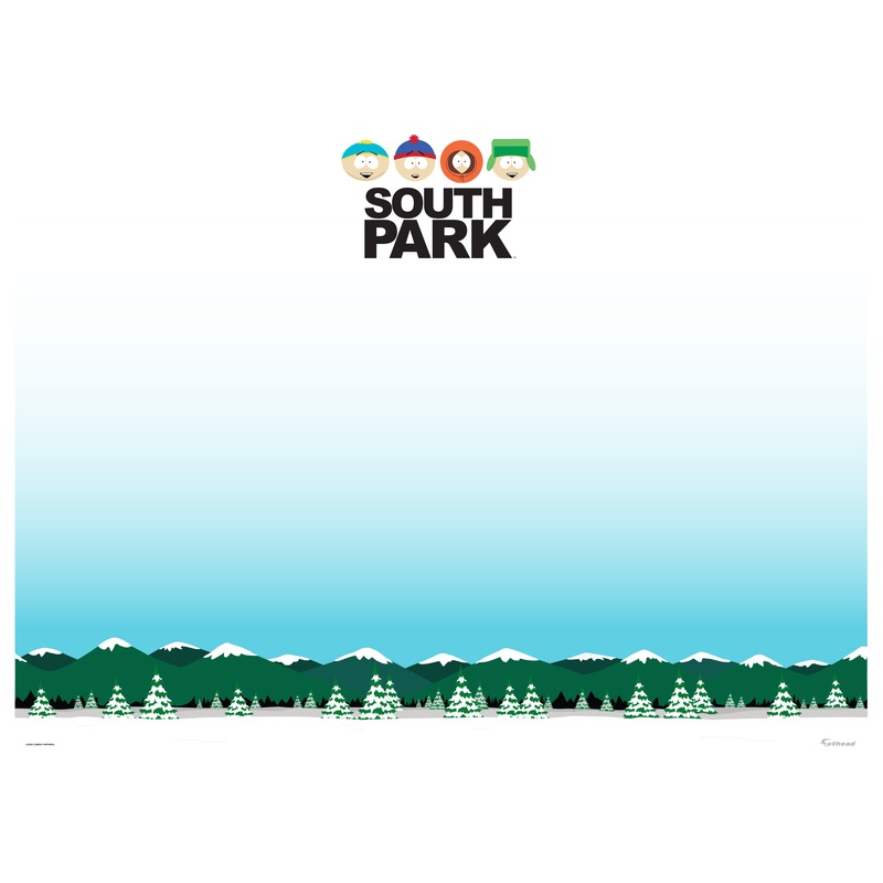 South Park – Bus Stop – Dry Erase – Official Paramount – Reusable Vinyl Wall Decal