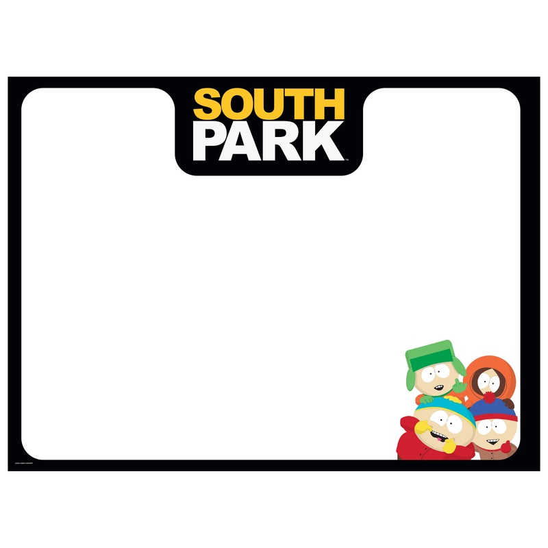 South Park – Logo – Dry Erase – Official Paramount – Reusable Vinyl Wall Decal