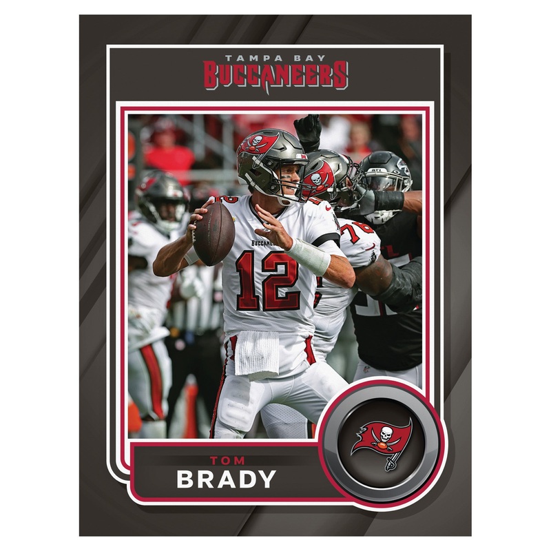 Tom Brady – Peel & Stick Poster – Official NFL – Tampa Bay Buccaneers – Reusable Vinyl Wall Decal