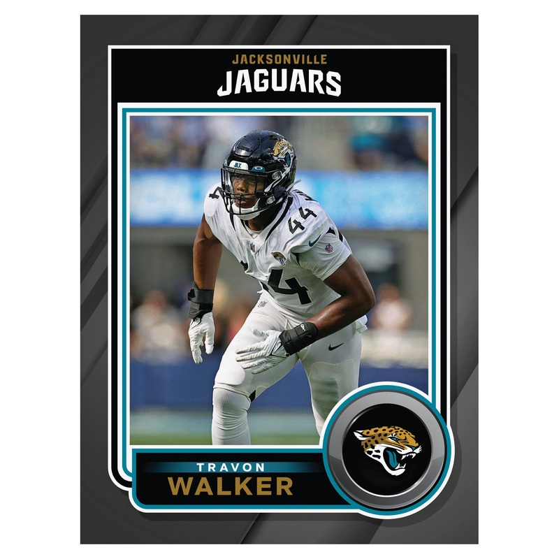 Travon Walker – Peel & Stick Poster – Official NFL – Jacksonville Jaguars – Reusable Vinyl Wall Decal