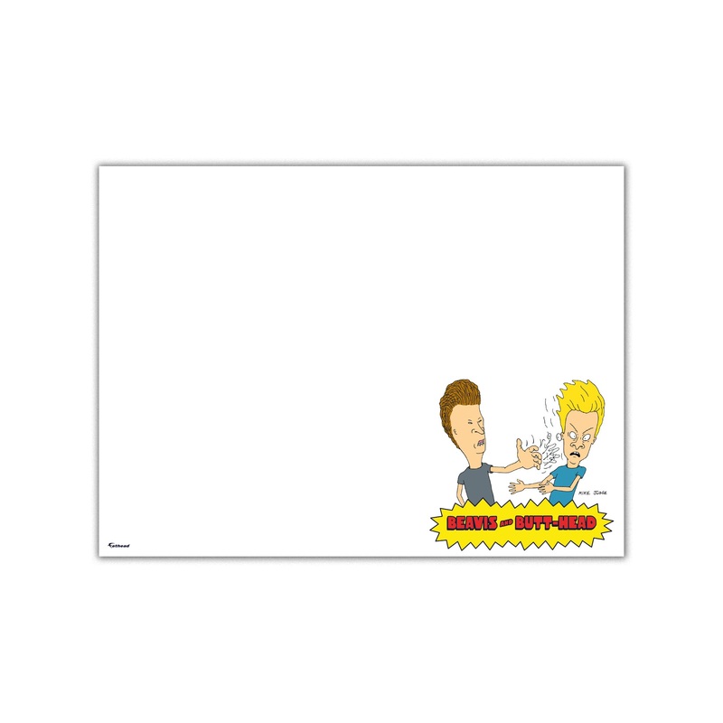 Beavis & Butt-Head – Beavis & Butt-Head Slap – Dry Erase – Official Paramount – Reusable Vinyl Wall Decal