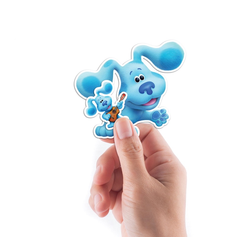 Blue – 5 Minis (Mixed Sizes) – Official Nickelodeon – Blue’s Clues – Reusable Vinyl Decals