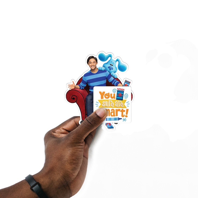 Blue’s Clues – 5 Group Minis (Mixed Sizes) – Official Nickelodeon – Reusable Vinyl Decals
