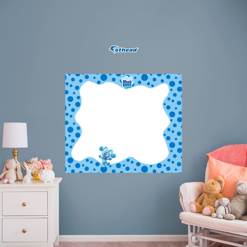 Blue’s Clues – Blue – Dry Erase – Official Nickelodeon – Reusable Vinyl Wall Decal