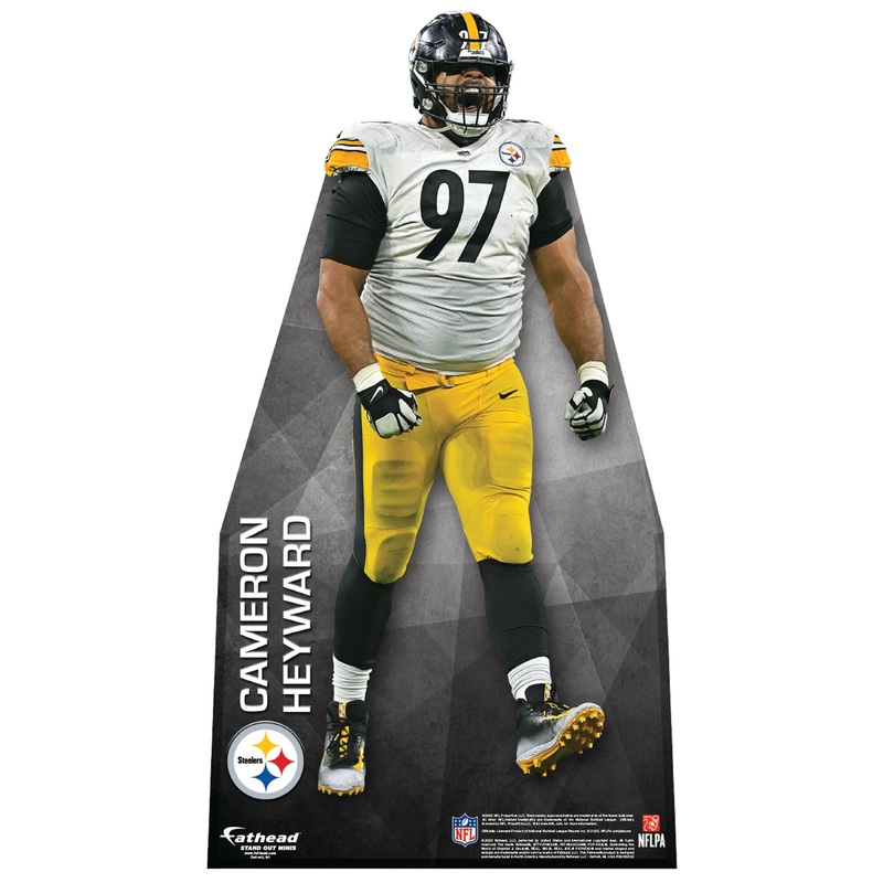 Cameron Heyward – Mini Stand Out – Official NFL – Pittsburgh Steelers – Cardstock Cutout