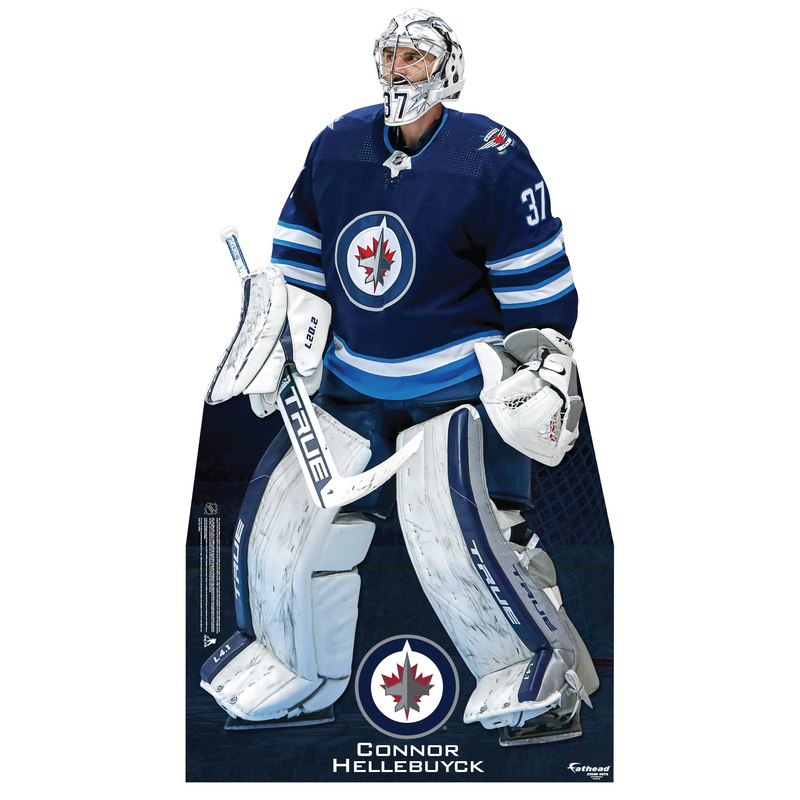 Connor Hellebuyck – Life-Size Stand Out – Official NHL – Winnipeg Jets – Foam Core Cutout