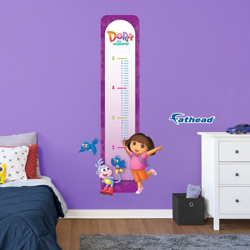 Dora and Boots – Growth Chart – Official Nickelodeon – Dora the Explorer – Reusable Vinyl Wall Decal #1