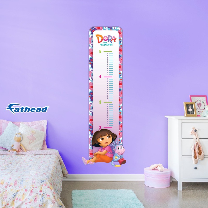 Dora and Boots – Growth Chart – Official Nickelodeon – Dora the Explorer – Reusable Vinyl Wall Decal #2