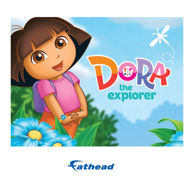Dora the Explorer – Peel & Stick Poster – Official Nickelodeon – Reusable Vinyl Wall Decal #1