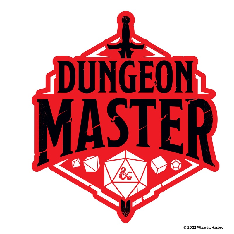 Dungeon Master Icon – Dungeons & Dragons – RealBig Collection – Official Hasbro – Reusable Vinyl Wall Decals