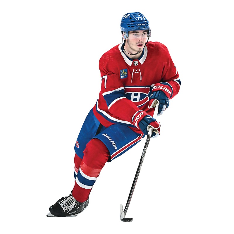 Kirby Dach – RealBig Collection – Official NHL – Montreal Canadiens – Reusable Vinyl Wall Decals