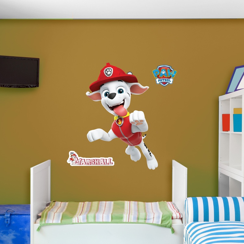 Marshall – Paw Patrol – RealBig Collection – Official Nickelodeon – Reusable Vinyl Wall Decals