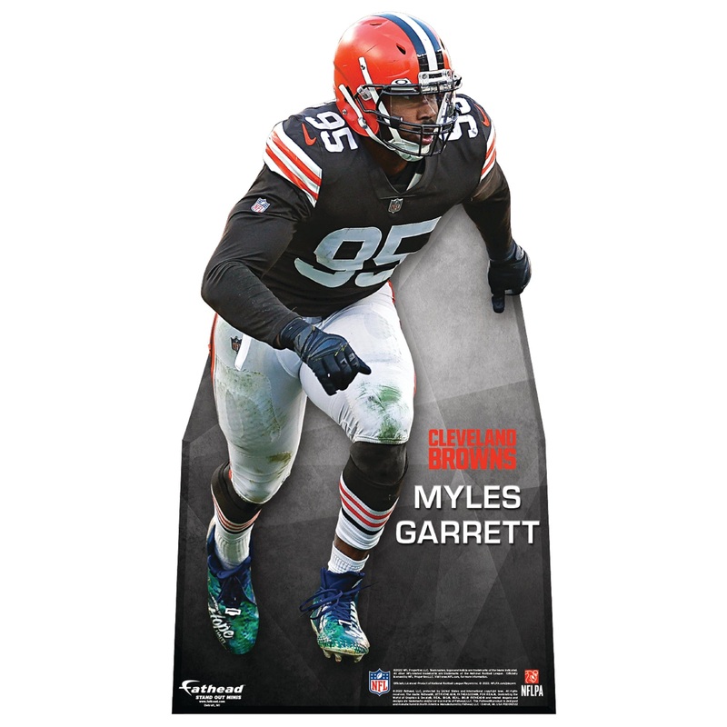 Myles Garrett – Mini Stand Out – Official NFL – Cleveland Browns – Cardstock Cutout