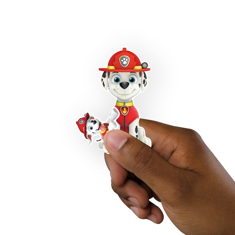 Paw Patrol – 5 Character Minis (Mixed Sizes) – Official Nickelodeon – Marshall – Reusable Vinyl Decals #1