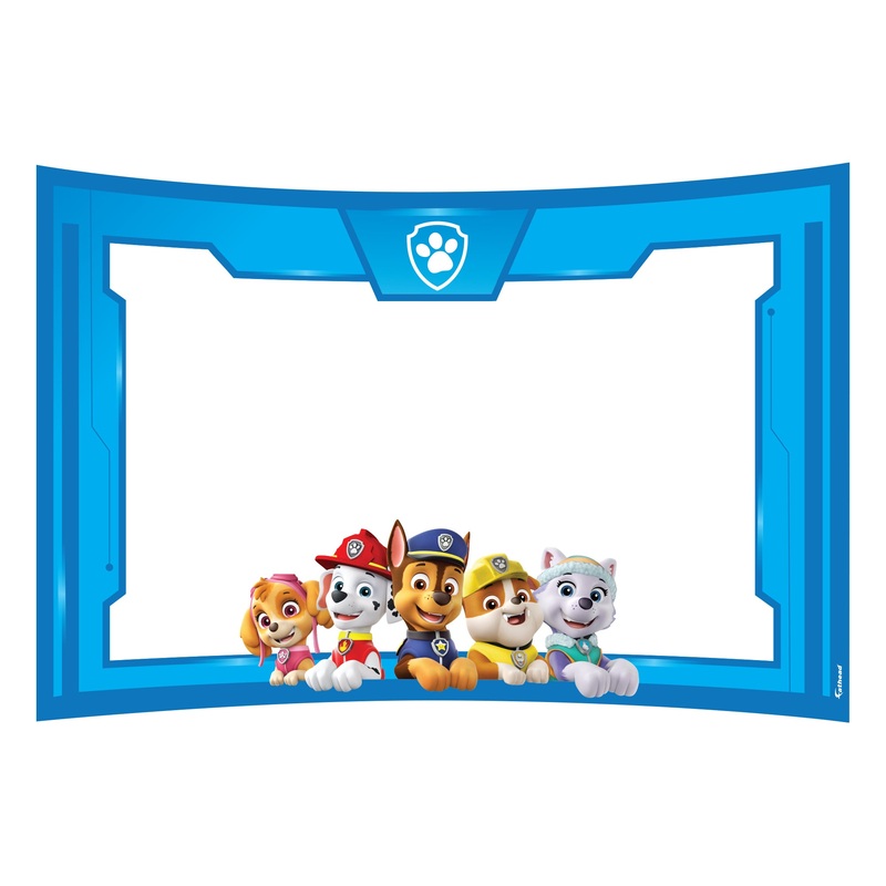 Paw Patrol – Group – Dry Erase – Official Nickelodeon – Reusable Vinyl Wall Decal