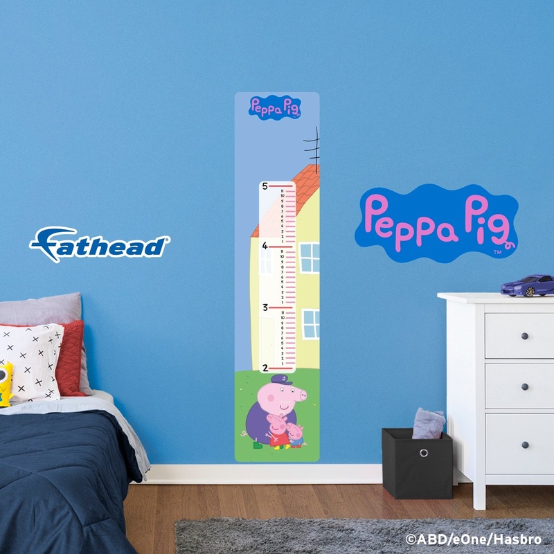 Peppa Pig – Growth Chart – Official Hasbro – Peppa Pig – Reusable Vinyl Wall Decal #3