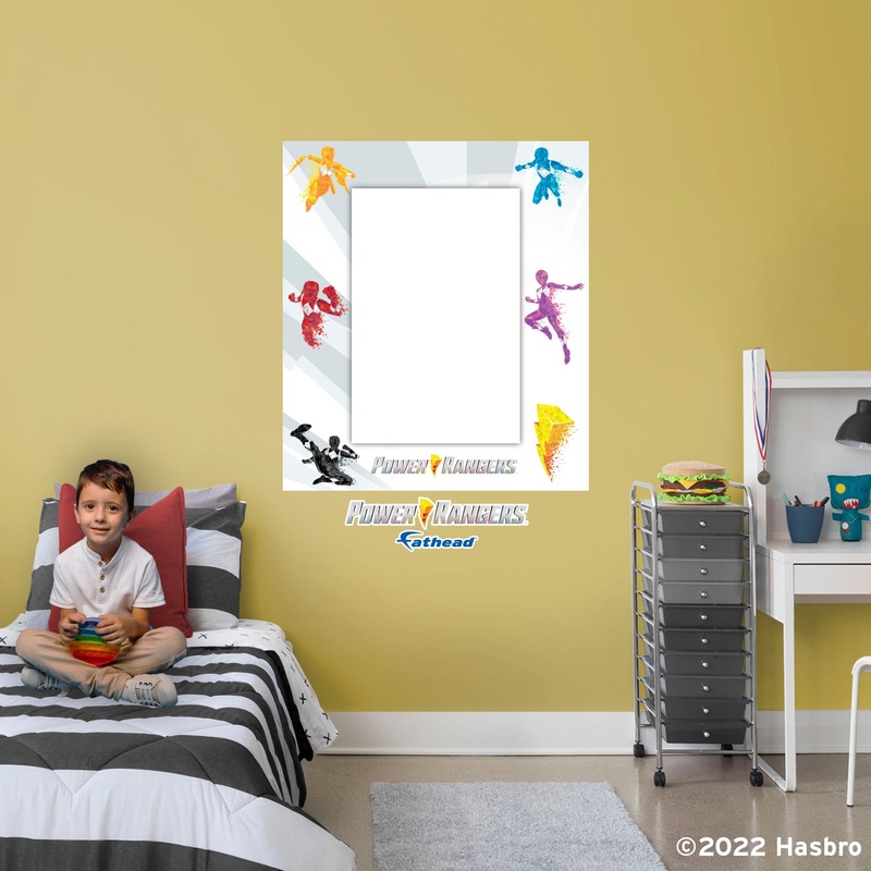 Power Rangers – Superpowers – Dry Erase – Official Hasbro – Reusable Vinyl Wall Decal