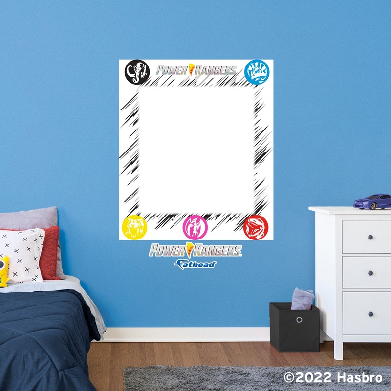 Power Rangers – Zords – Dry Erase – Official Hasbro – Reusable Vinyl Wall Decal