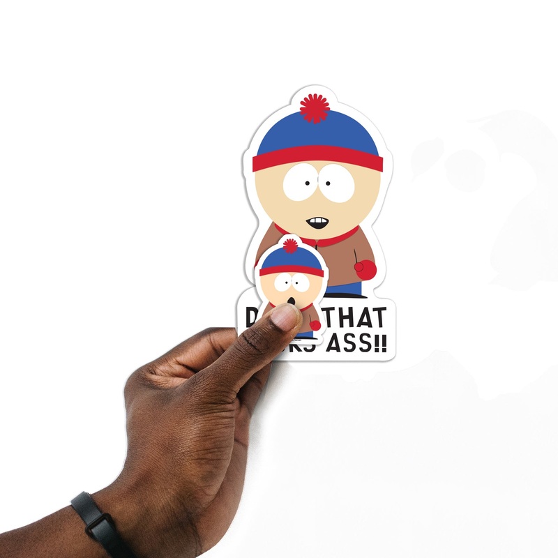 South Park – 5 Quote Minis (Mixed Sizes) – Official Paramount – Stan – Reusable Vinyl Decals