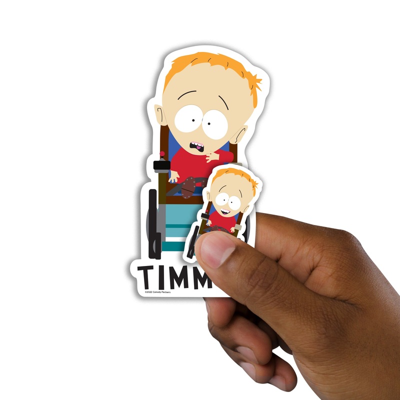 South Park – 5 Quote Minis (Mixed Sizes) – Official Paramount – Timmy – Reusable Vinyl Decals
