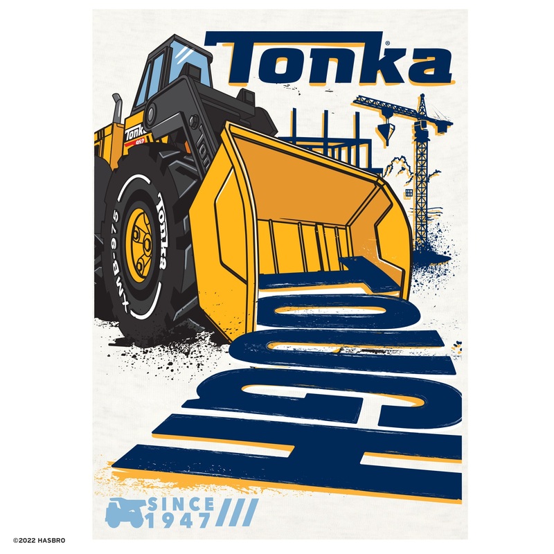 Tonka Trucks Frontloader – Peel & Stick Poster – Official Hasbro – Reusable Vinyl Wall Decal