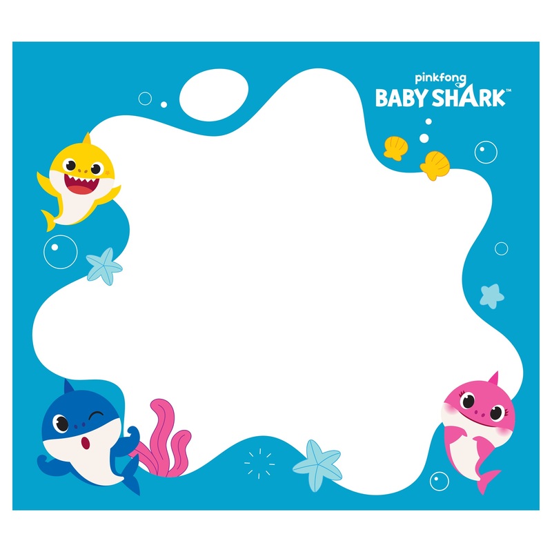 Baby Shark – Family First – Dry Erase – Official Nickelodeon – Reusable Vinyl Wall Decal